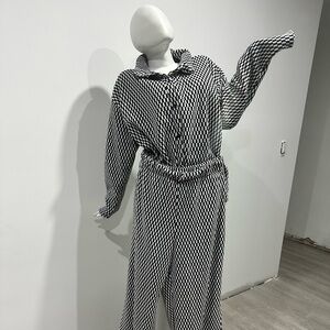 Relaxed Linen-Blend Beige Shirt Dress